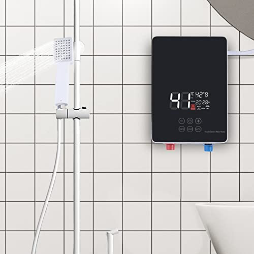 6000W Calentador de agua eléctrico, Calentador de agua eléctrico termostático instantáneo, Sistema termostático del calentador de agua