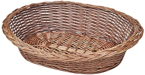 FAMIROSA Willow Dog Basket/Pet Bed Natural 27.6,Weight:1.87lbs,170341