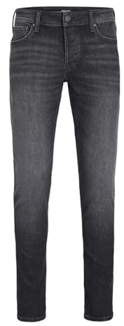 Jack & Jones Jjiglenn Jjoriginal SQ 270 - Vaqueros Ajustados para Hombre, Black Denim, 34W / 32L