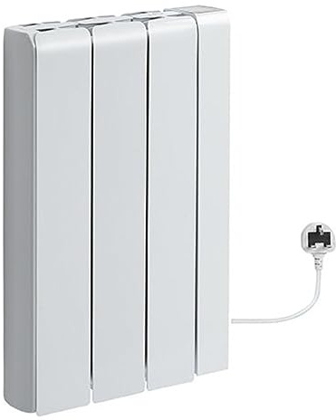Milano Tuc 700W White UK Plug Ceramic Core WiFi Smart Electric Heater - 570mm x 354mm