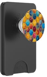 Honeycomb Bee Lover Beekeeper Apiarist Honeybee PopSockets PopWallet for MagSafe