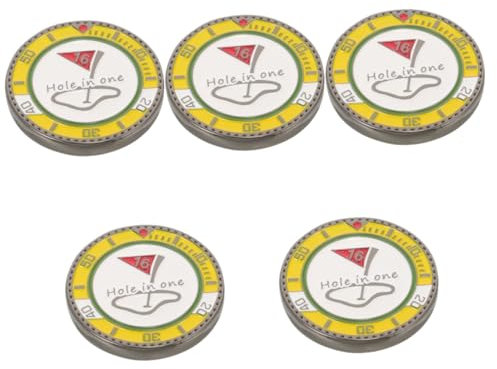 BESPORTBLE 5pcs Golf Watch Golf Ball Marker Stencil Golf Clicker Golf Counter Clicker Golf Castle Tees Reusable Golf Tee Golf Tees Game Golf Accessories Portable Golf Ball Markers Abs Plastic
