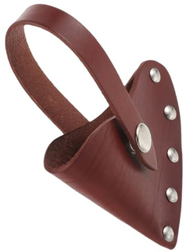 LIFKOME Leather Chopping Protective Cover for Camping Sheath Snap Closure for Outdoor Safety
