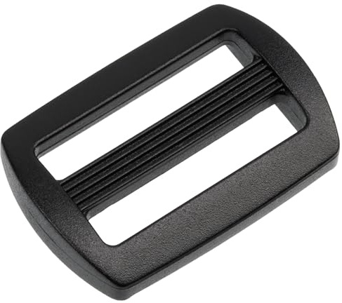 AERZETIX - Juego de 16 Hebillas de ajuste deslizantes - para mochila bandolera cinturón manualidades - color negro - en plástico