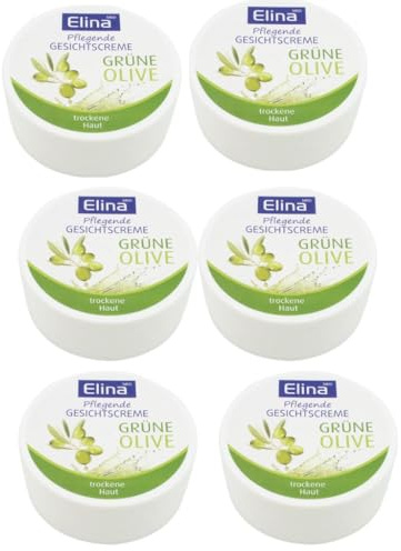 ELINAmed Grüne Olive Gesichtscreme 6x75 ml