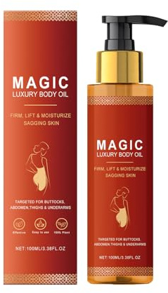 Aceites Corporal de Elevación de Colágeno,Aceite Corporal Mágico de Lujo Aceite,Hidratante y Emoliente Cuidado Aceites,Magic Body Oil,Aceit de Firme en el Cuerpo,Reduce las Líneas Finas(100ml)