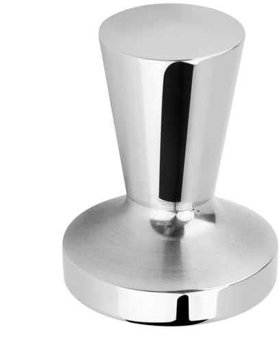 Coffee Tamper, 50mm/1.5in Coffee Bean Press Base Stainless Steel Lightweight International Espresso Kitchen Tool for Home Commercial Use
