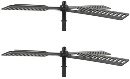Alasum 2pcs Solar Windmill Replacement Parts Outdoor Garden Decor Plastic Windmill Blades Rotating Lighthouse Accessories