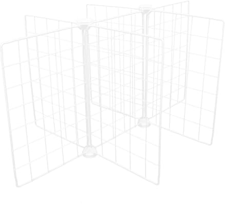Séparateur Métallique pour Congélateur à 6 Grilles, Blanc | Fer à Grille Fine, Usage Polyvalent, Entretien Facile, pour Aliments et Articles de Garde-manger