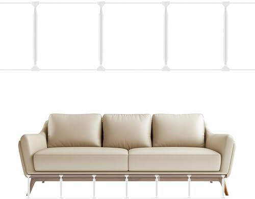 Under Soffblockerare – 210x30cm | Justerbar Transparent Barriär | Under Sängblockerare | Husdjursbädd Unders Säng Skydd Unders Möbler För Att Förhindra Djur Eller Föremål Att Glida