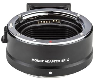Lens Adapter, EF-Z AF-Objektiv-Adapterring, kompatibel mit Canon EF/EF-S, kompatibel mit Nikon Z6/Z7/Z50 Kameras