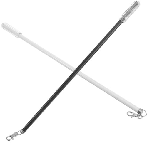 Kichvoe Varilla para Cortinas y Barra de Tiro, 2 Piezas de Metal, Manual y Duradera, para Sala y Oficina, Fácil de Usar en Ventanas y Visillos