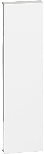 Bticino SKW00F Cover Living Now, da Applicare su Falso Polo Bticino (Art. K4950), 1 Modulo, Colore Bianco