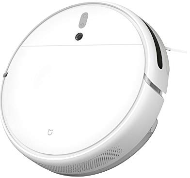 Xiaomi Mi Robot Vacuum Mop, potencia de succión 2100Pa, autonomía 120m², detección de obstáculos, planificación de rutas, muros virtuales, comando de voz y control a través de la aplicación - Blanco