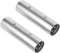 Sequpr Coupleur XLR Mâle à Mâle à 3 Broches, Adaptateur XLR Mâle à Mâle pour Microphone, Audio, Amplificateur, Lot de 2