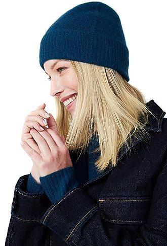Style & Republic Kaschmir Sport Mütze-Beanie Damen aus 100% Cashmere - Dein kuscheliger Premium Beanie für stilvolle Herbst- & Winter-Momente, One-Size/Einheitsgröße