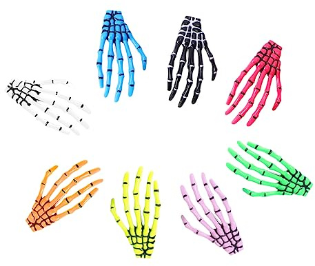 VALICLUD 8stücke Teiliges -haarklammern Für Kreative -hand Haarspangen Halloween-dekoration Für Und Kleidung Bunten Farben Erhältlich