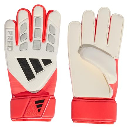 adidas Mixte PREDATOR GOALKEEPER GLOVE MATCH, white/lucid red/black, 6