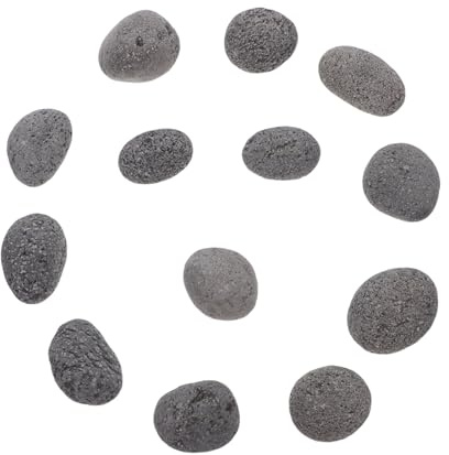 CLISPEED 1bolsa Roca Volcánica Natural y Piedra para Fogata Accesorios para Chimeneas De Gas Decoración para Interiores y Exteriores Relleno para Fogatas para Paisajismo y Fiestas