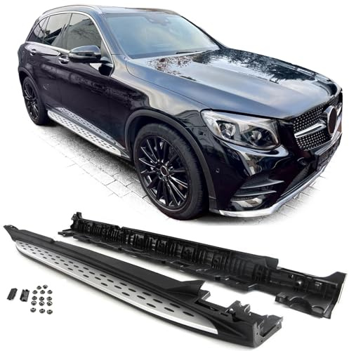 Alu Trittbretter Flankenschutz OE Style mit ABE !! für Mercedes GLC X253 15-22
