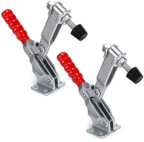 Skelang 2 Pack Vertical Toggle Clamp, Quick Release Hold Down Clamp, 227kg Capacity Each