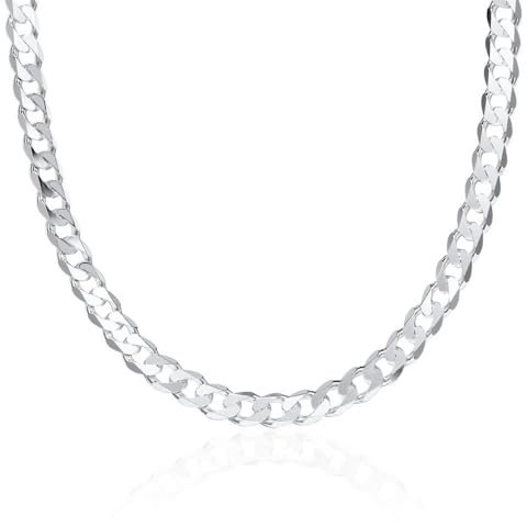 Silberkette Herren aus 925er Sterling Silber 7mm JEWLIX (55cm)