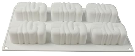 Silikonbackform 2 Stück 6 Stück Kuchenform Buchstabe Silikonform Schokoladenseife Seife Backwerkzeuge