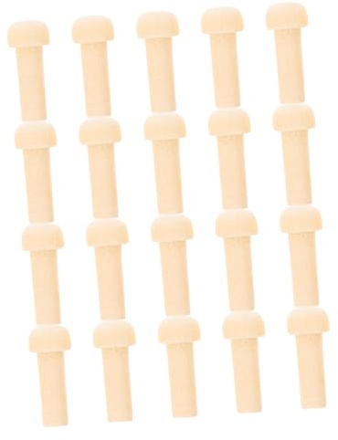 TOKIDNY 20pezzi Mini Pioli Di Legno in Legno Grezzo Accessori Per Pioli Di Non Finiti Di Per Assi Artigianali Piccoli Di Per Progetti Te e Giocattoli