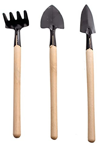 Sosoport 1 Set Di Mini Attrezzi Da Giardinaggio Per Ragazzi E Ragazze Con Manico in Legno Mini Kit Di Attrezzi Da Giardino Pale Cazzuole Per Piantare Fiori