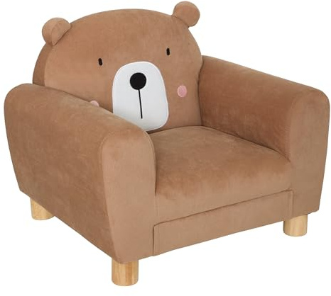 Atmosphera - Sillón Sillas Infantiles Niños Oso Marrón