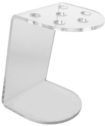 Organizador de Tijeras de Peluquería de Acrílico para Escritorio | Soporte Transparente para Salón, Uso en Mesa, Aplicación Versátil para Estilista y Clientes