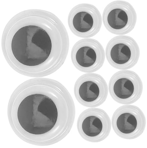Operitacx 500pezzi Occhi Mobili Autoadesivi in Plastica Bulbi Oculari per Lavoretti Decorazioni Fai da Te Scrapbooking Accessori Artigianali