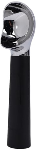Fockety Beheizter Eisportionierer, 2000 mAh, 18,8 x 3 cm, wiederaufladbarer elektrischer Eisportionierer aus Zinklegierung, USB-Keksportionierer für Harteis, leicht zu reinigen