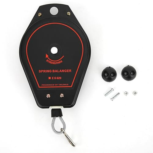 Adfaga Cintre à Outils rétractable pour équilibreur à Ressort de Force Industrielle avec Tension réglable, capacité de 0,6 kg à 2,0 kg pour chaîne de Montage de Garage d'atelier no