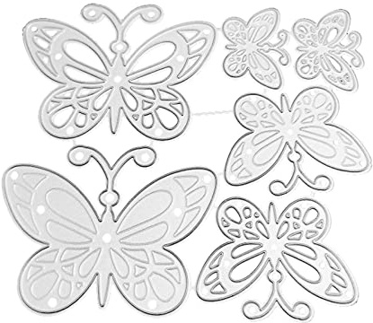 Präge Stanzformen, ästhetische Stanzformen, Vorlagen für die Herstellung von Weihnachtskarten, Scrapbooking, Fotoalbum, Schmetterling für die Kartenherstellung, Schmetterling und Stempel