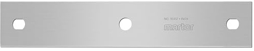 MARTOR Glashobelklinge 120 x 22 mm, rostfrei, 2-fach, Einfach-Facette | Für Glashobel, Fliesenschaber & Oberflächenschaber, Bau & Handwerk, No. 16412.78