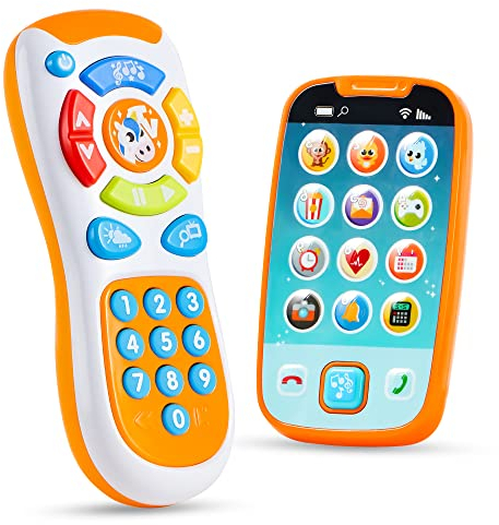JOYIN Telefono Giocattolo per Bambini con Musica Giocattolo Telecomando Giocattolo educativo Regalo