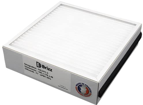 BRIZZ - Filtro Compatible para Purificador de Aire ALDES InspirAir Home SC240 - Tipo de Filtración: Partículas Finas