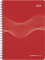 Wochenplaner PP-Einband rot 2024 - Büro-Kalender A5 - Cheftimer - red - Ringbindung - 1 Woche 2 Seiten - 128 Seiten - Alpha Edition