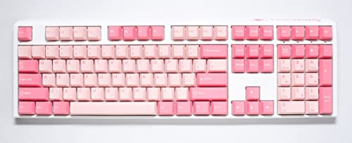 Ducky One 3 Gossamer Pink Hotswap Double Shot PBT Quack Mechanische Tastatur (Cherry MX Black Clear Top)