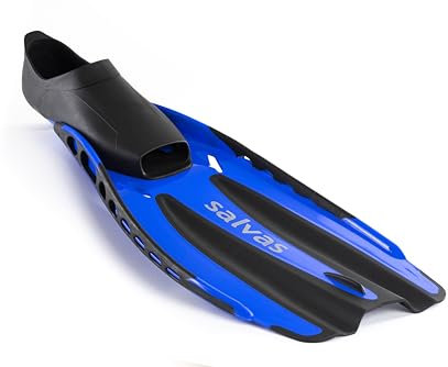 Salvas Schwimmflossen Advance Schnorchel Taucher Lang Flosse Erwachsene 36-47 Blau/schwarz 38/39