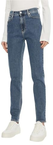 Calvin Klein jeans dam MOM Jean J20J224030, avsmalnande denim, 27W/30L, Denim (denim medium), 27W x 30L