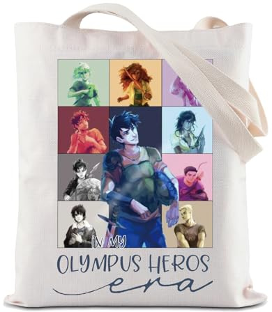 Percy Jackson Sac fourre-tout réutilisable inspiré du tour Olympus Heroes Eras Sac à main Seven Half Bloods