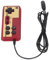 Maniglia per Lettore di Giochi retrò, Controller per Videogiochi Cablato, Joystick per Console di Gioco Cablato, Controller a 8 Bit e 9 Pin per Console Bianche Rosse, con