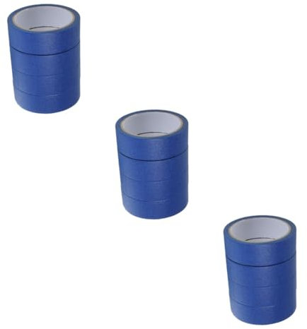 SEWACC 12 Rollen Abdeckband wall tape wandverkleidung Malerarbeiten Klebeband Dekorative Klebebänder Buchalbum Klebeband Beschriftungsband zum Lackieren Papier Blue