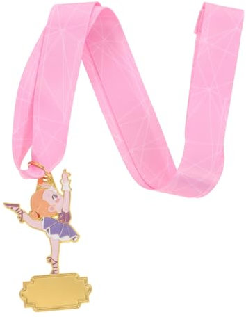 MUSISALY Goldmedaille Für Junge Mädchen Ballett Wettbewerbe Metall Medaillen Mit Band Auszeichnungsmedaillen Für Tanzleistungspreise Schule Dekorationen Gymnastik Geburtstagspartys