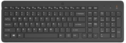 HP Hewlett Packard 225 - Teclado inalámbrico, color negro