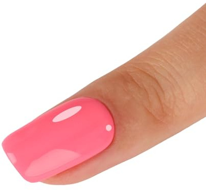 TUTUYU Pastell-varmrosa-gelnagellack, makaron ljus varmrosa gelnagellack för nagelkonst nybörjare eller manikyrsalong, 0,41 fl Oz