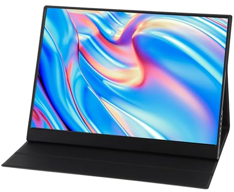 Asixxsix 14 Inch Portable Touchscreen Monitor, 2K USB C HDMI Gaming Ultra Slim Display with 2 Speakers and HDR, 178° Viewing Angle, for Phone PC