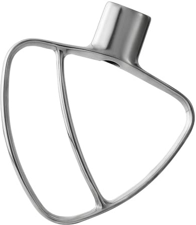 Frusta piatta in acciaio inox per mixer da 4,5-5 qt, testa inclinabile, accessorio lavabile in lavastoviglie